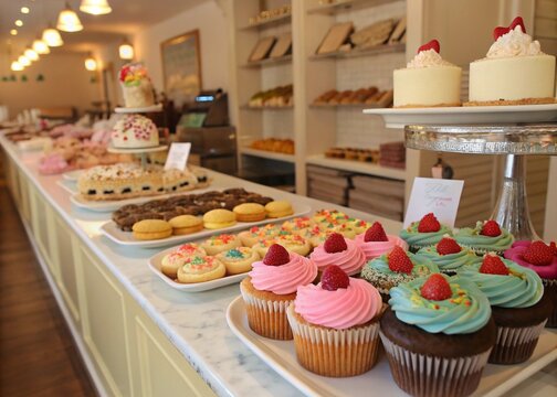 cupcakes on the table