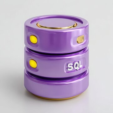 Purple 3 D database server with S Q L text technology