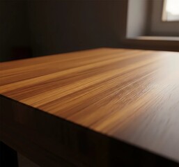 Smooth Wooden Table Surface