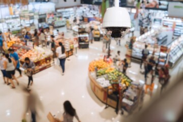 Monitoring suspicious activity in a busy supermarket using advanced technology