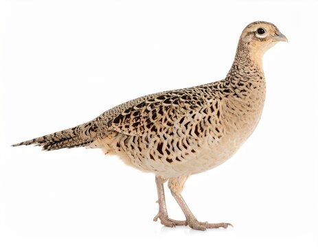 Generated image Pheasant (female) on a shadow-free white background