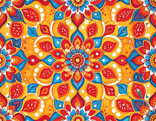 Kolorowa mandala tło