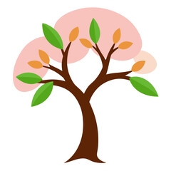 Fototapeta premium tree with leaves