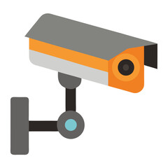 security camera on a white background