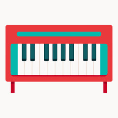 Fototapeta premium piano keys vector illustration