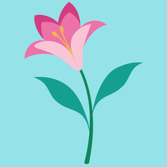 vector illustration of a flower