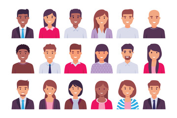 Diversity of Individuals: An array of individuals from different backgrounds and characteristics, each with a unique style, creating a mosaic of human individuality. Illustrating concepts of unity.