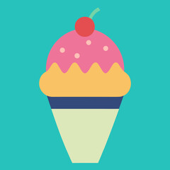ice cream vector illustration