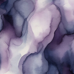 Violet and Indigo Artistic Watercolor Background