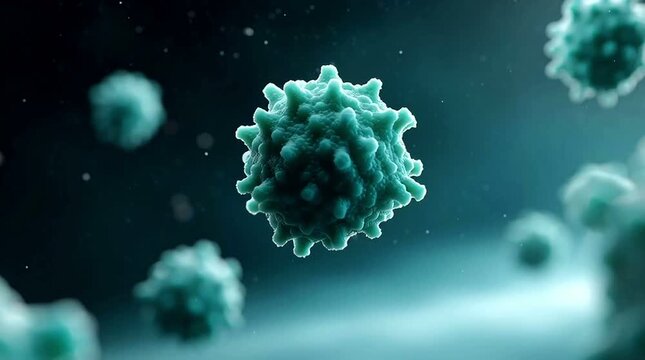 Virus in liquid medium. Virus with an outer protein-lipid envelope and an inner protein capsid containing RNA/DNA