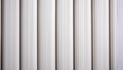 Obraz premium flute white corrugated paperboard cardboard texture abstract bright embossed striped wall background