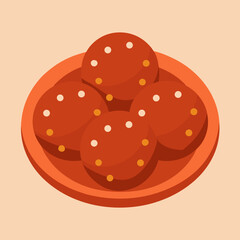 vector illustration of an apple