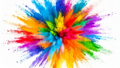 Vibrant powder explosion colorful burst colors bright