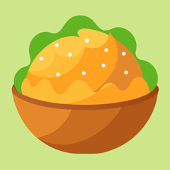 vector illustration of a hamburger
