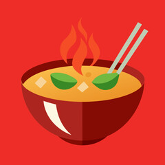 illustration of a bowl of soup