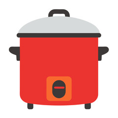 red cooking pot
