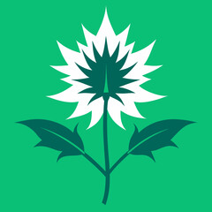 vector illustration of a flower