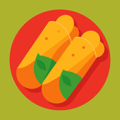 vector illustration of an apple