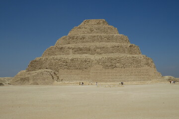 View of the Djoser's Pyramid. 2670&ndash;2650 BC (3rd Dynasty) Old Kingdom. Saqqara. Egypt.