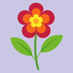 vector illustration of a flower