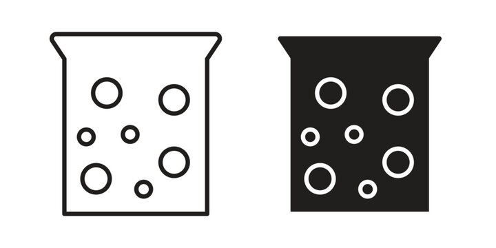 Hard Water icon. linear style sign for mobile concept and web design.