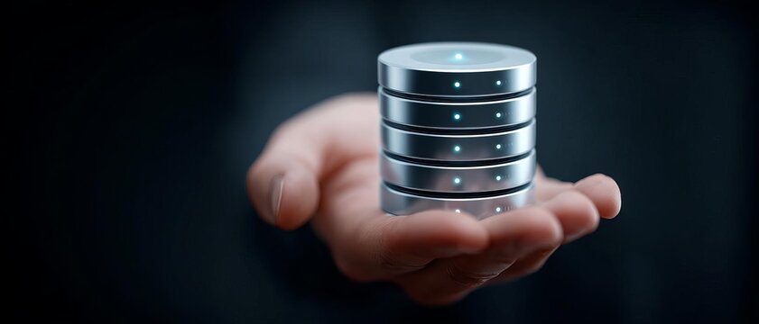 Database and network technology Businessperson