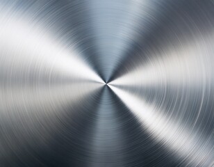circular brushed shiny silver aluminum metal texture grainy radial stainless steel metallic abstract background