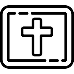 Obraz premium Cross Icon