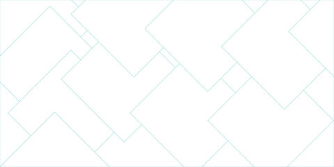 Abstract modern white and blue pattern geometric luxury gradient line background random square shape. Abstract white diamond and triangle  background. Modern seamless and retro pattern technology...