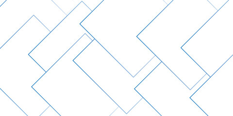 Minimalist abstract background with a white base, with a geometric pattern composed of thin, multi-sized rectangles.architectural concept with Isometric squares & Geometric line design. 