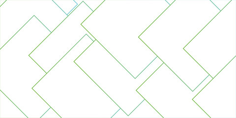 Minimalist abstract background with a white base, with a geometric pattern composed of thin, multi-sized rectangles.architectural concept with Isometric squares & Geometric line design. 
