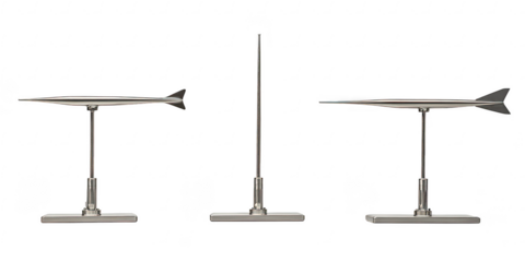 Sleek Silver Aerodynamic Models isolated on a transparent background