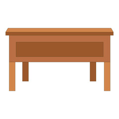 Teacher Desk Illustration