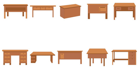 Teacher Desk Illustration