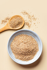 Wheat bran fiber, instant bran ground