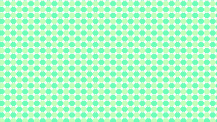 Green Hexagon Geometric Pattern Background