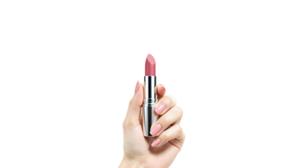 Lipstick in Hand on transparent background png