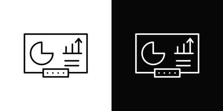 Equity derivatives icon For your design, logo. Vector illustration. Editable Stroke.