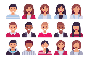 Diverse Smiling Faces Collection