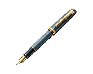 Naklejka premium Fountain pen PNG elegant writing PNG luxury pen PNG smooth ink flow PNG professional stationery PNG office supplies PNG transparent background