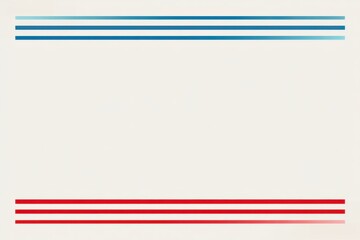 A blank, horizontal frame in red, white, and blue for an award on the wall The lines of color should be smooth and flat Generative AI