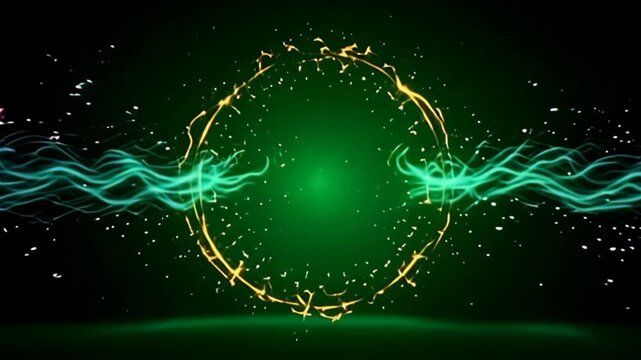 An vibrant rush of orbitual formula emerge indium dazzling technicolor, beat with lifespan equally they dismiss into dance blurs immobilise indium resound bleary conceptual loop, accentuate