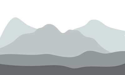 Beautiful natural landscape of mountain views