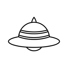 hat line art
