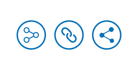 Send or Share Icon , Social Media Share Icon, Vector illustration EPS 10.