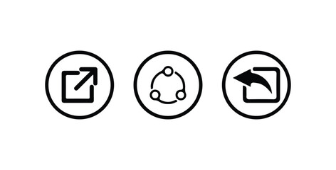 Send or Share Icon ,