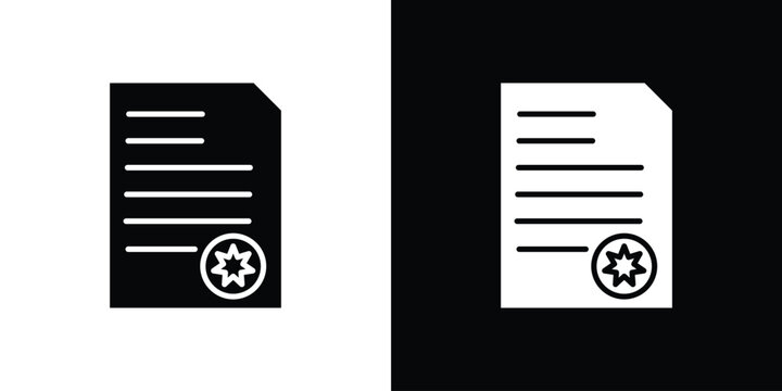 License icons flat design concept for graphics.