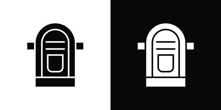 Jukebox icons flat design concept for graphics.