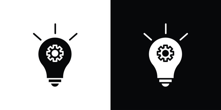 Implementation icons flat design concept for graphics.
