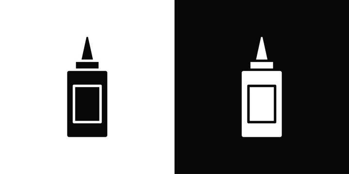 Glue icons flat design concept for graphics.